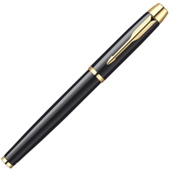 Перьевая ручка Parker I.M. Metal F220, Deep Black GT (Перо M)