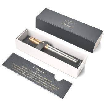 Ручка перьевая Parker Urban Premium F313, Aureate Powder GT