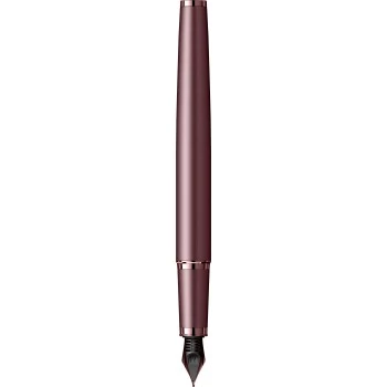 Ручка перьевая Parker IM Monochrome F328, Burgundy PVD (Перо M)