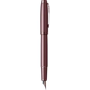 Ручка перьевая Parker IM Monochrome F328, Burgundy PVD (Перо M)