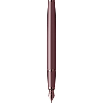 Ручка перьевая Parker IM Monochrome F328, Burgundy PVD (Перо M)