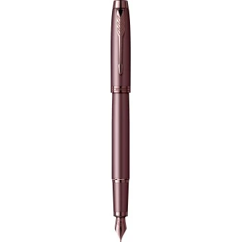 Ручка перьевая Parker IM Monochrome F328, Burgundy PVD (Перо M)