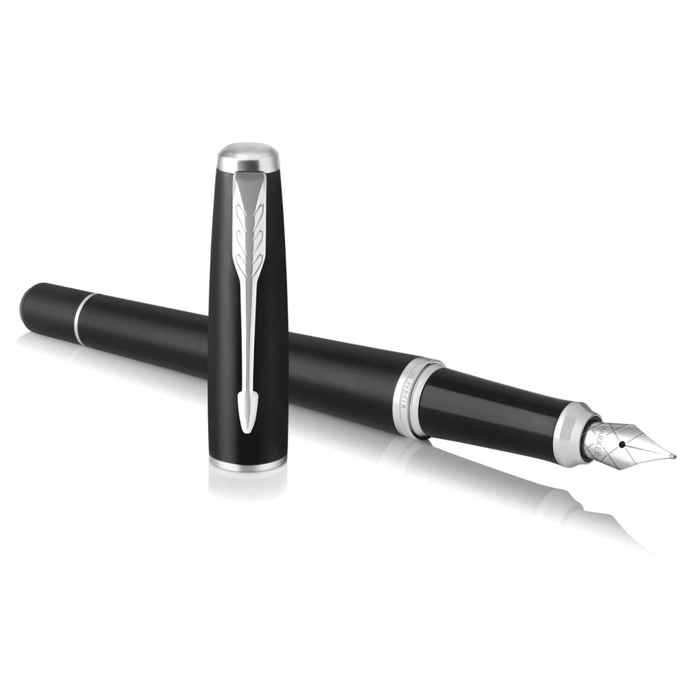 Ручка перьевая Parker Urban Core F309, Muted Black CT (Перо F)